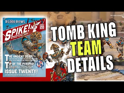 Tomb King Details for Blood Bowl Season 3 Revealed!!