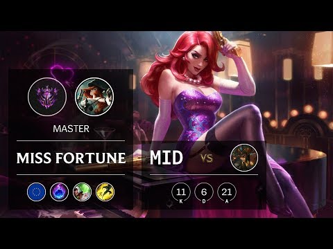 Miss Fortune Mid vs Cassiopeia - EUW Master Patch 9.24