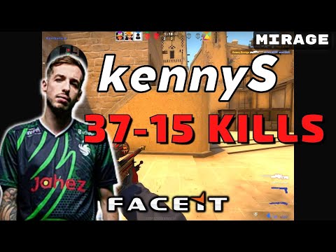 CSGO POV kennyS (37-15) Mirage 𝙒𝙞𝙣 (16-11) / Faceit 14.03.2023