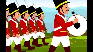 The Grand Old Duke of York - Childrens Nursery Rhymes - KIDS 123 ABC