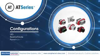 AT Series Connector Configurations from Amphenol Sine | Your Source at Heilind Electronics