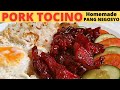PORK TOCINO | PANG NEGOSYO RECIPE | Homemade TOCINO | Pork Tocino Recipe | EASIEST Pork Tocino