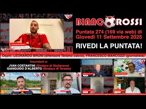 BIANCOROSSI - Puntata 169 di giovedì 11 Settembre 2025