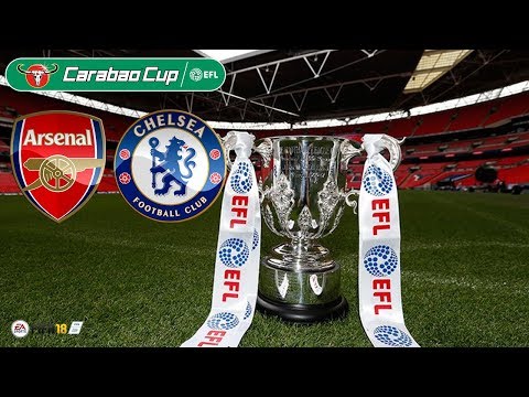 Arsenal vs Chelsea | 2017-18 EFL Cup | Semifinais | Gameplay [FIFA18]