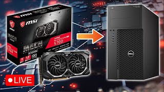 I Put An RX 5700 In A Dell Precision Workstation 3620! Will It Game?