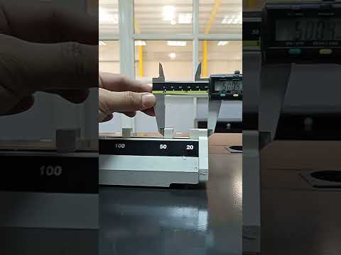 calibration of digital caliper