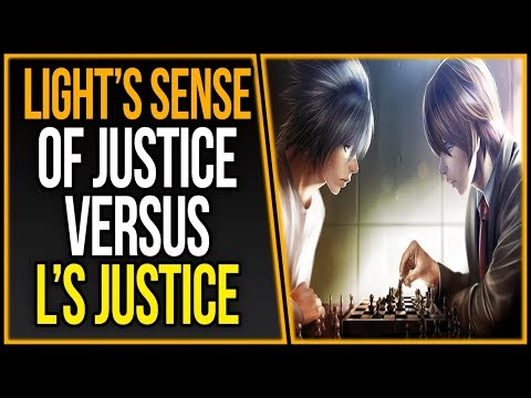 Explaining Different Perspectives of Light's & L's Sense of Justice | Death Note