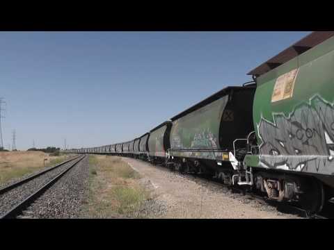 Australian Trains Classic EMD and ALCO Locos Dry Creek Decemeber 2012