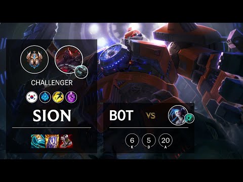 Sion Bot vs Jinx - KR Challenger Patch 11.5