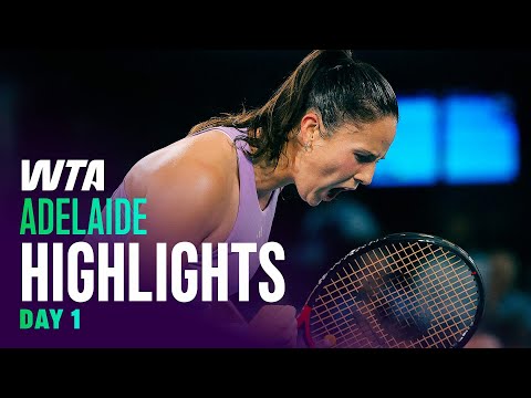 Day 1 in Adelaide featuring Kasatkina, Navarro, Mboko, and more | WTA Match Highlights
