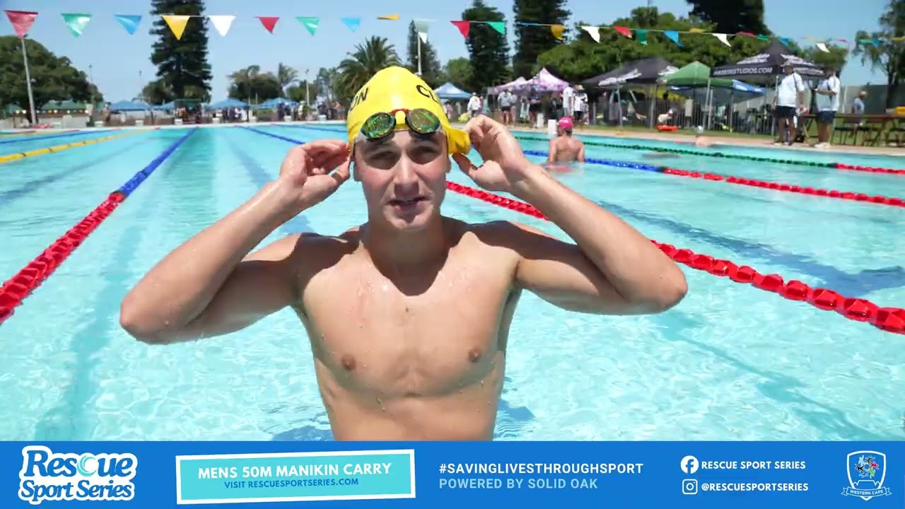 Mens 50m Manikin Carry | Lifesaving Sport | Bellville | Cape Town | Rescue Sport Series