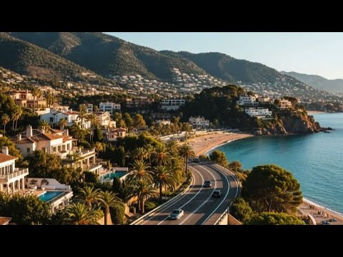 Road movie Estación Ocata - Sant Pol de Mar, Spain