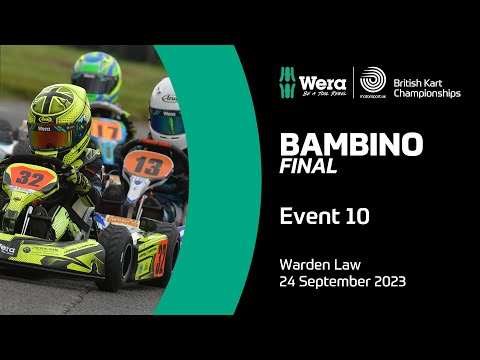 Bambino Final | Event 10, Warden Law | Wera Tools British Kart Championships 2023