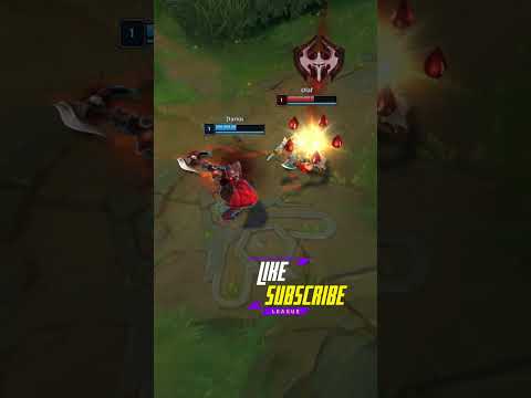 Darius Vs Olaf League of Legends fight conqueror lvl1 #leagueoflegends