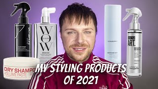 MY HAIR STYLING PRODUCTS 2021 | What Do I Style My Hair With | Styling Products For Fine Hair 2021