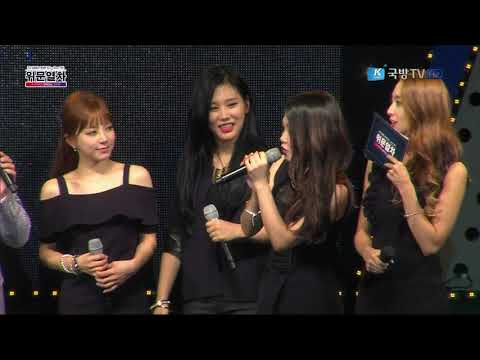 벨로체 Veloce - Something(Girl's day 걸스데이 Cover)+Talk (2014.10.13 국군방송 위문열차)