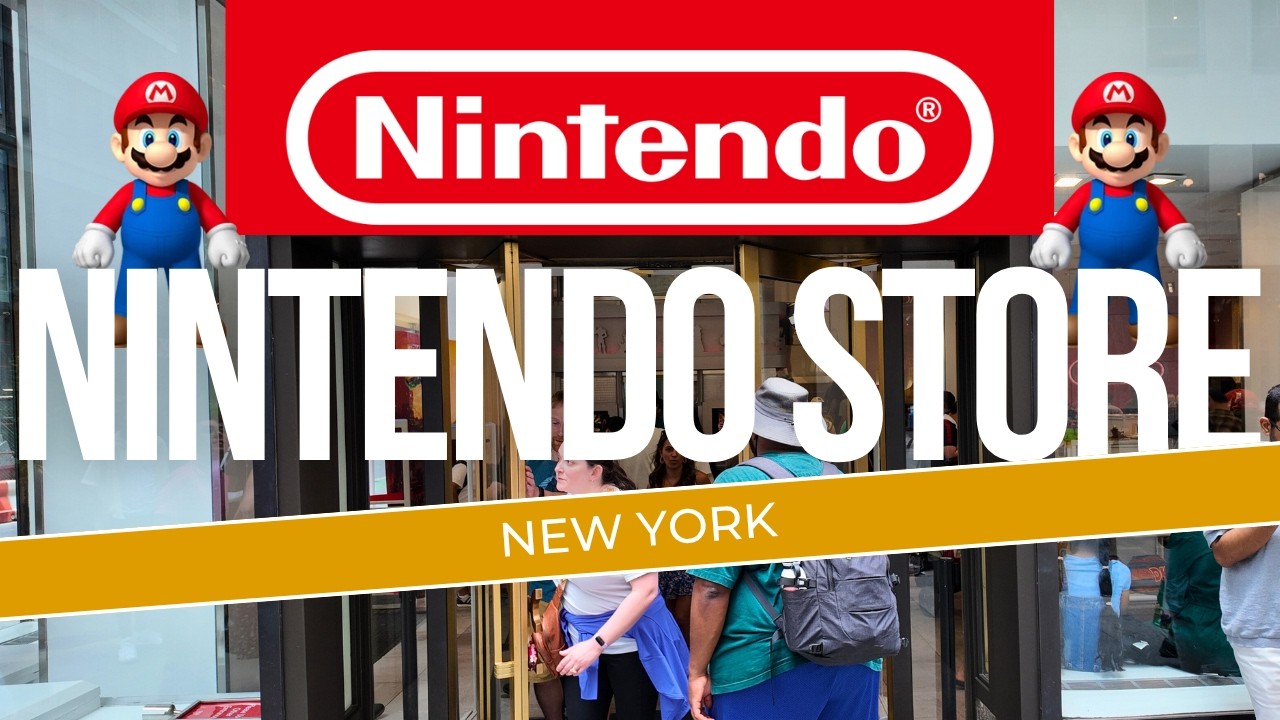 Inside NINTENDO STORE New York City: SUMMER 2025 - YouTube