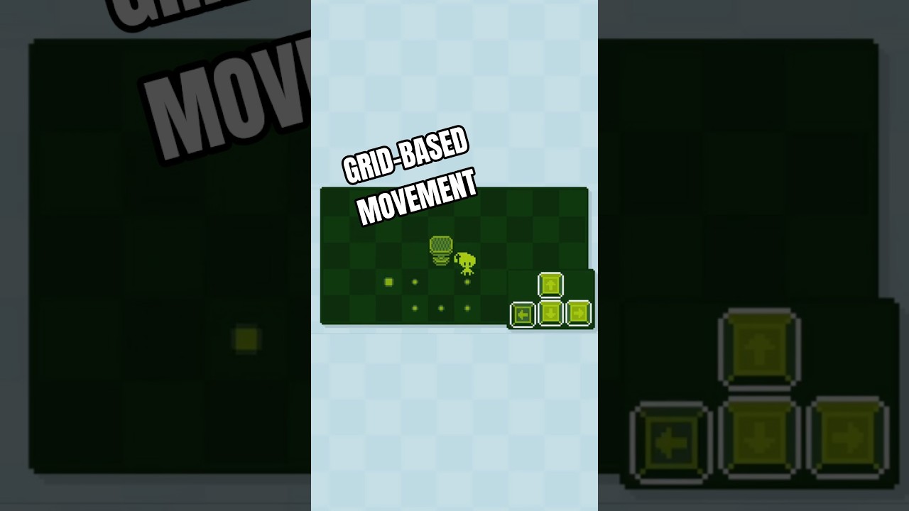 How Grid-Based Movement Works in my Game #devlog #gamedev #indigame