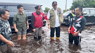 Kapusdalops BNPB RI Tinjau Lokasi Terdampak Banjir di Mempawah