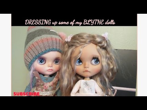 (Adult Doll Collector) 🦋 Dressing up some CUSTOM BLYTHE DOLLS ❤️ 🥰