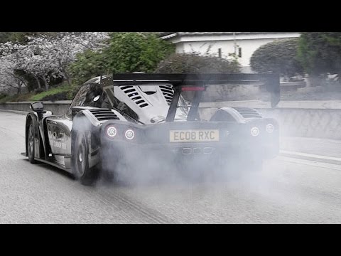 Radical RXC Turbo 500 Sound - Ford EcoBoost 3.5 V6 - Accelerations, Fly Bys & Burnout