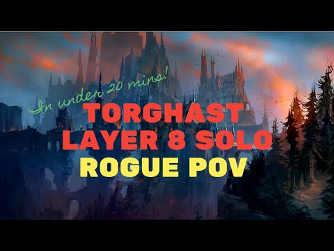 WoW Shadowlands - Torghast Layer 8 solo (Rogue) speedrun.