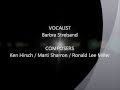 If I Could - Barbra Streisand (Lyric) 