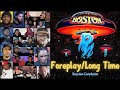 REACTION COMPILATION | Boston - Foreplay / Long Time | First Time Mashup