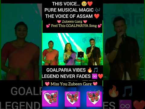 Feel This Goalparia Song ❤️🎶 Zubeen Garg’s Soulful Voice Assam’s Musical Legend Cover