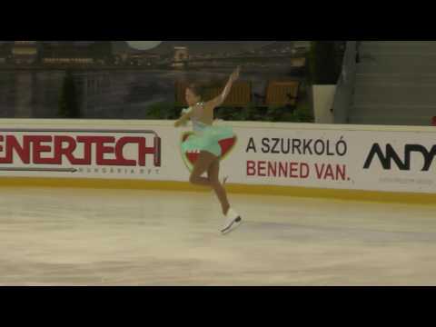 2016 Santa Claus Cup: Júlia LÁNG (HUN) - FS Advanced Novice GIRLS - Free skating