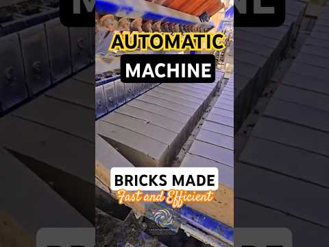 Look! This Is How Bricks Are Made in Small-Scale Industry Using Automatic Machines