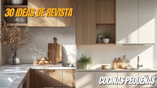 30 Ideas de Cocinas Pequeñas que Parecen de Revista ✨ ¡Inspírate YA!