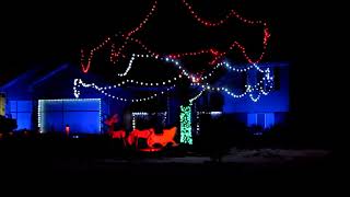 "Stranger Things" Christmas Light Show