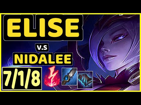 BGOB (ELISE) vs NIDALEE - 7/1/8 KDA JUNGLE GAMEPLAY - BR Ranked GRANDMASTER
