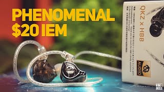 THE best IEM UNDER 20 dollars? QKZ x HBB unboxing and review. $20 in my pocket.