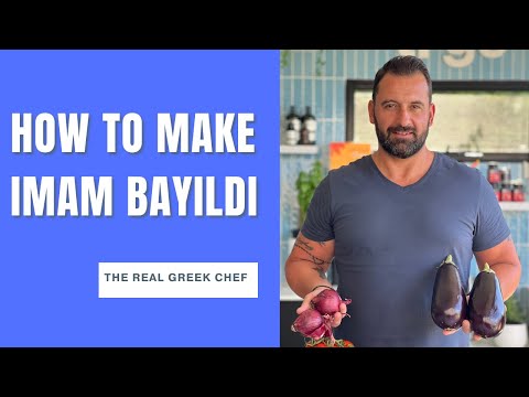 IMAM BAYILDI - EGGPLANT STUFFED WITH ONIONS & TOMATOES | @therealgreekchef