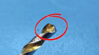 How to sharpen a drill bit in 10 seconds?! Even a child can handle it!!!