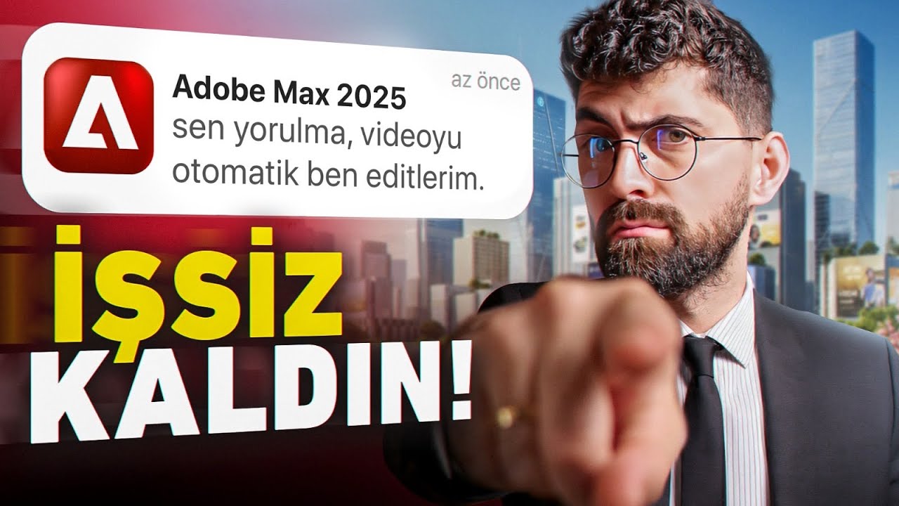 İŞSİZ KALDIN! ADOBE GELECEK YENİLİKLER!  "ADOBE MAX 2025 ÖZET"