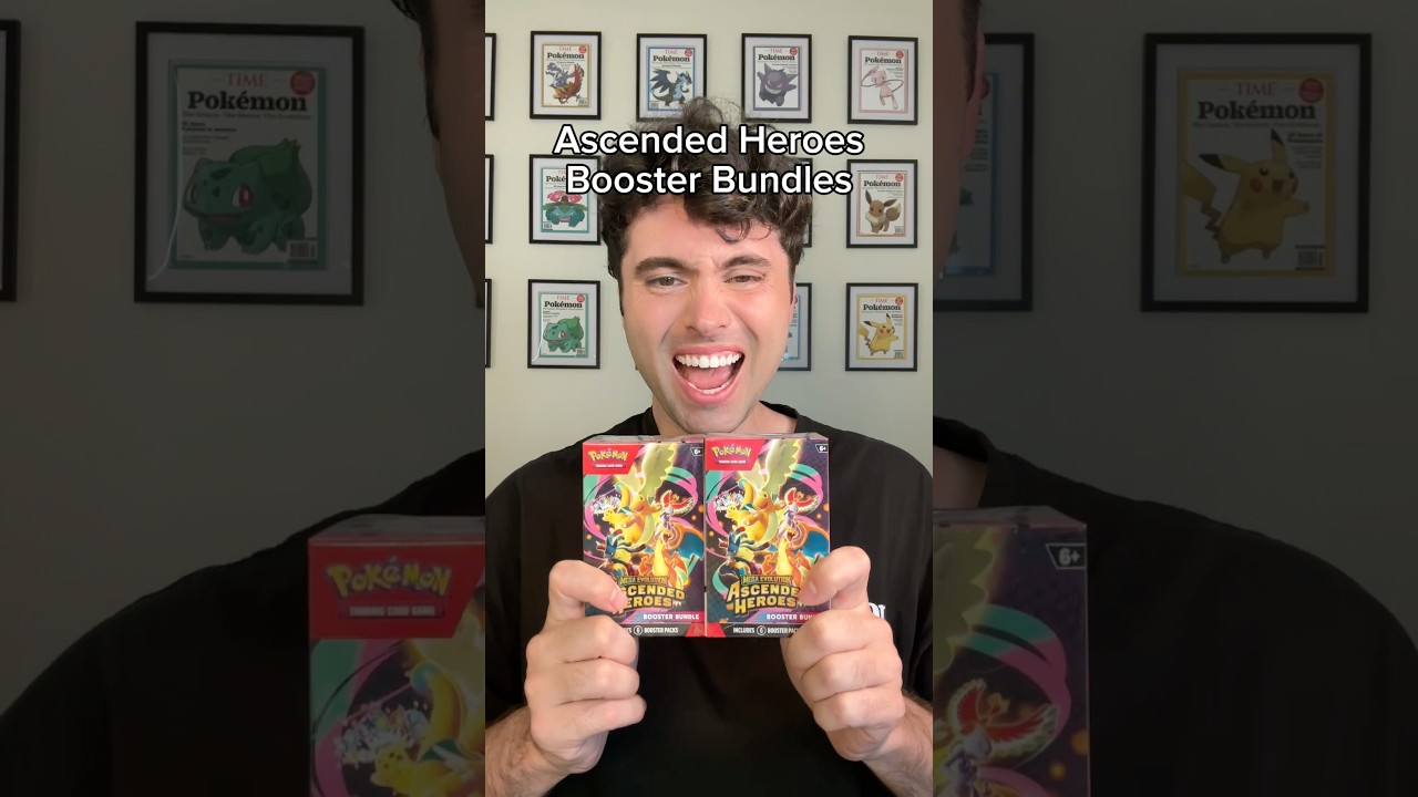 Opening Ascended Heroes Booster Bundles #pokemoncards