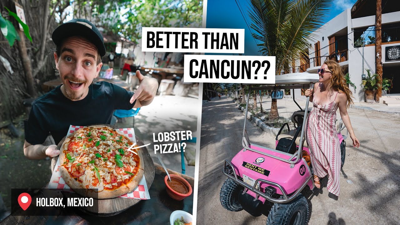 We Found Mexico’s MOST BEAUTIFUL ISLAND! 😍 48 Hours Exploring HOLBOX & Trying Delicious Local Food!