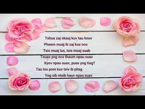 Maa Vue Txiv Lub Xim Xaus Lyrics