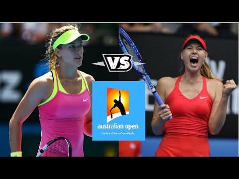 Sharapova vs Bouchard ● 2015 AO (QF) Highlights