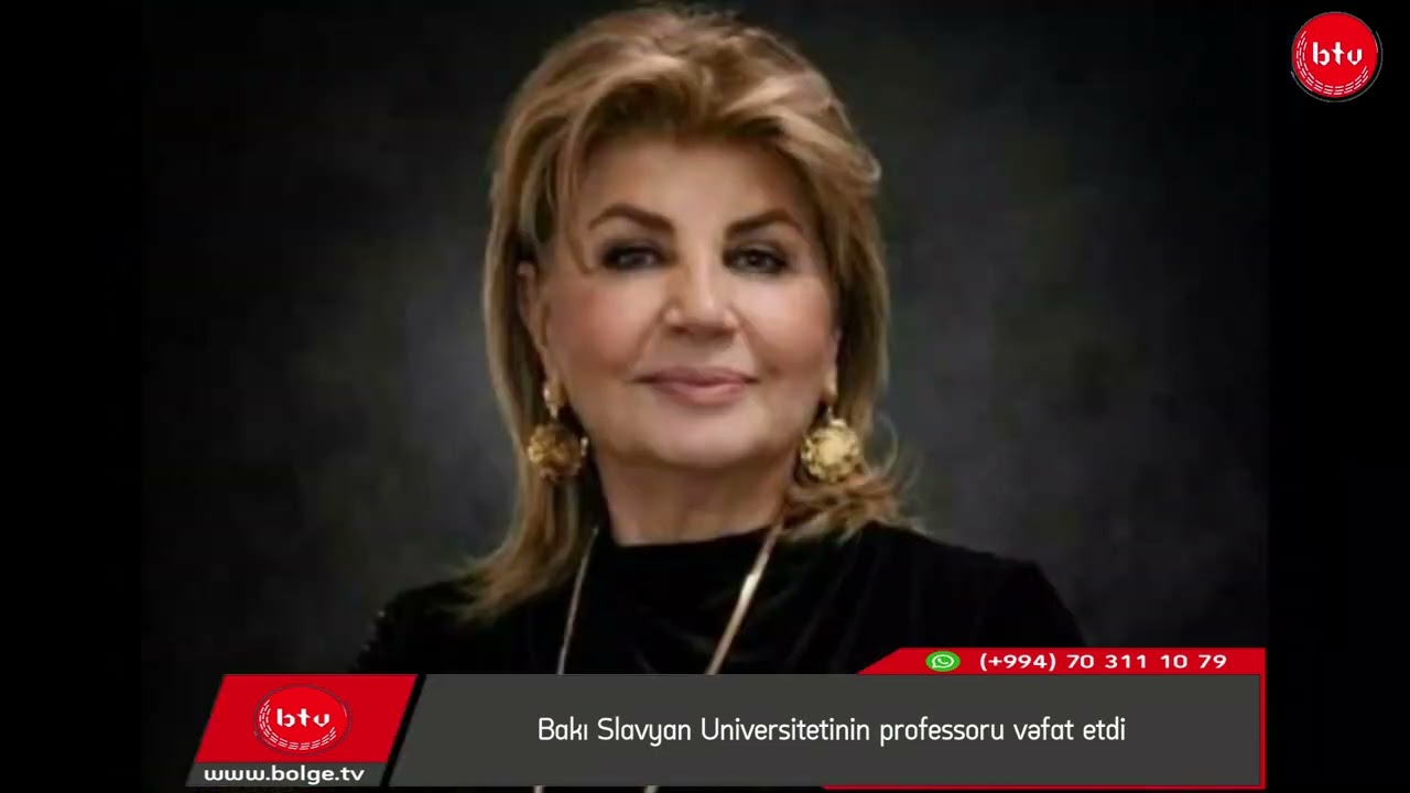 Bakı Slavyan Universitetinin professoru vəfat etdi