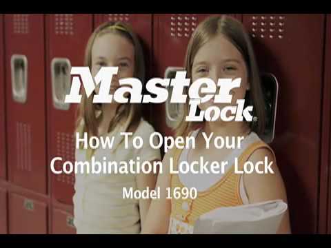 Screen capture of Master Lock 1690 Built-In Locker Locks - Student Training Video