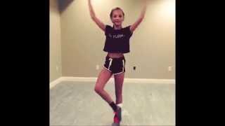 Maddie Ziegler Does 16 Turns on her Turn Board!