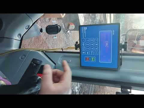 Как настроить весы ВП-03 в фронтальном погрузчике