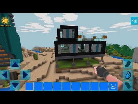 RealmCraft Game Review || Flight over the Amazing Block Worlds || Minecraft style free mobile game - YouTube