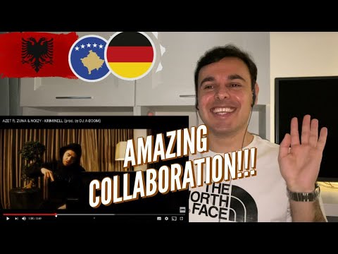 Italian Reaction to AZET ft. ZUNA & NOIZY - KRIMINELL (prod. by DJ A-BOOM) / Albanian Rap 🔥 🔥 🔥🔥 🔥 🔥