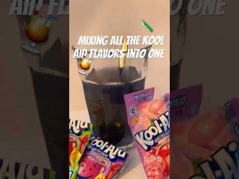 Mixing kool aid flavours into one!🤤🔥🧪#trend #explore #funny #potions #koolaid #food #lol #fy
