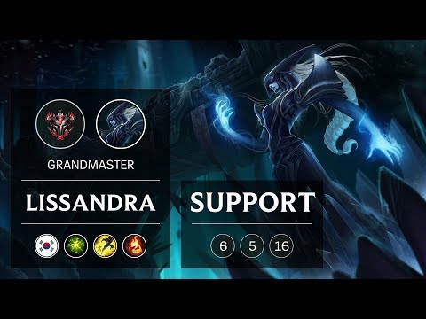 Lissandra Support vs Rakan - KR Grandmaster Patch 9.4